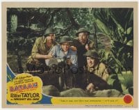 3b359 BATAAN LC #3 1943 Robert Taylor, Mitchell & Nolan tell Robert Walker to save his ammunition!