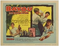 3b049 BAYOU TC 1957 Louisiana Cajun sexploitation, Peter Graves, Bold! Brutal! Barbaric!