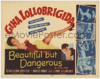 3b050 BEAUTIFUL BUT DANGEROUS TC 1957 great images of super sexy Gina Lollobrigida!