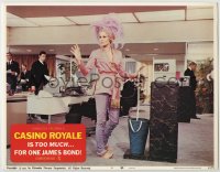 3b378 CASINO ROYALE LC #2 1967 James Bond, sexy Ursula Andress wearing wild outfit & headdress!