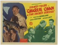 3b076 CHARLIE CHAN IN THE SECRET SERVICE TC 1943 great image of Asian detective Sidney Toler!