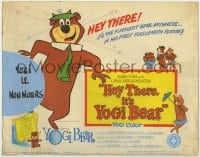 3b164 HEY THERE IT'S YOGI BEAR TC 1964 Hanna-Barbera, Yogi's first full-length feature!