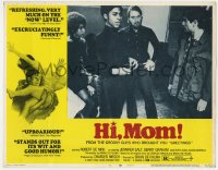 3b473 HI MOM! LC #5 1970 early Robert De Niro in Army jacket, directed by Brian De Palma!