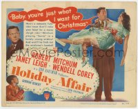 3b170 HOLIDAY AFFAIR TC 1949 sexy Janet Leigh is just what Robert Mitchum wants for Christmas!