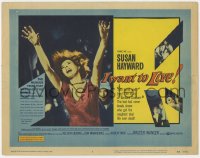 3b176 I WANT TO LIVE TC 1958 Susan Hayward as Barbara Graham, a party girl convicted of murder!