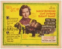 3b180 INN OF THE SIXTH HAPPINESS TC 1959 pretty Ingrid Bergman, Curt Jurgens & Robert Donat