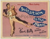 3b183 INVITATION TO THE DANCE TC 1957 great image of Gene Kelly dancing with Tamara Toumanova!