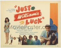 3b194 JUST WILLIAM'S LUCK TC 1948 directed by Val Guest, English William Graham and dog!