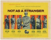 3b236 NOT AS A STRANGER TC 1955 doctor Robert Mitchum, Olivia De Havilland, Frank Sinatra!