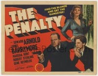3b241 PENALTY TC 1941 Edward Arnold needs to find the blonde & get the gangster!