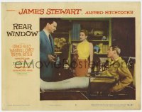 3b552 REAR WINDOW LC #5 1954 Alfred Hitchcock, Wendell Corey talks to Grace Kelly & Jimmy Stewart!