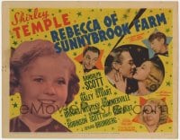 3b255 REBECCA OF SUNNYBROOK FARM TC 1938 Shirley Temple, Randolph Scott, Jack Haley, ultra rare!