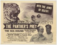 3b267 SEA HOUND chapter 13 TC 1947 Buster Crabbe as Captain Silver, Columbia serial, Panther's Prey!