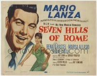 3b269 SEVEN HILLS OF ROME TC 1958 Arrivederci Roma, Mario Lanza, gorgeous Marisa Allasio!