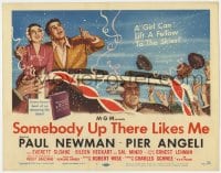3b282 SOMEBODY UP THERE LIKES ME TC 1956 Paul Newman as boxing champion Rocky Graziano!