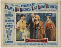 3b592 THERE'S NO BUSINESS LIKE SHOW BUSINESS LC #3 1954 Marilyn Monroe, O'Connor, Ray & Gaynor!
