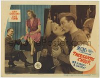 3b599 THOUSANDS CHEER LC #4 1943 Judy Garland, Jose Iturbi, Gene Kelly kissing Kathryn Grayson!