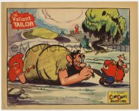 3b615 VALIANT TAILOR LC 1934 Ub Iwerks cartoon art of giant laying down & catching king!