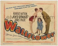 3b323 WALLFLOWER TC 1948 Robert Hutton, Joyce Reynolds & Janis Paige, from the Broadway play!