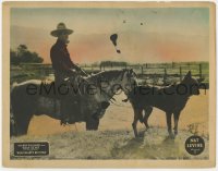 3b629 WOLFHEART'S REVENGE LC 1925 Guinn Big Boy Williams on horse by Wolfheart the Dog Wonder!