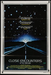3c185 CLOSE ENCOUNTERS OF THE THIRD KIND Aust 1sh 1977 Steven Spielberg sci-fi classic, Dreyfuss!