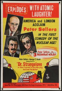 3c190 DR. STRANGELOVE Aust 1sh 1964 Stanley Kubrick classic, Peter Sellers,