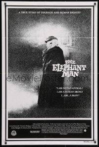 3c192 ELEPHANT MAN Aust 1sh 1981 John Hurt is not an animal, Hopkins, directed by David Lynch!