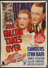 3c193 FALCON TAKES OVER Aust 1sh 1942 George Sanders in Raymond Chandler's Farewell, My Lovely!