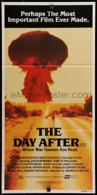 3c284 DAY AFTER Aust daybill 1984 nuclear holocaust, perhaps the most important film ever made!