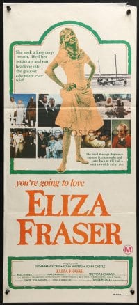 3c303 ELIZA FRASER Aust daybill 1976 Tim Burstall, full-length Susannah York!