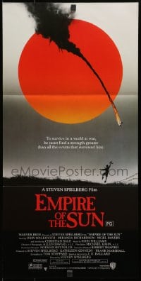 3c306 EMPIRE OF THE SUN Aust daybill 1987 Stephen Spielberg, John Malkovich, first Christian Bale!