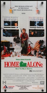 3c349 HOME ALONE Aust daybill 1990 classic Macaulay Culkin, Daniel Stern, Joe Pesci!