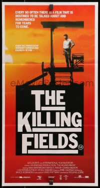3c379 KILLING FIELDS Aust daybill 1985 Roland Joffe, Sam Waterston, John Malkovich, Haing S. Ngor!