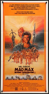 3c400 MAD MAX BEYOND THUNDERDOME Aust daybill 1985 art of Gibson & Tina Turner by Richard Amsel!