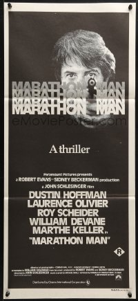 3c408 MARATHON MAN Aust daybill 1977 cool image of Dustin Hoffman, John Schlesinger classic!