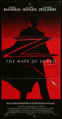 3c410 MASK OF ZORRO Aust daybill 1998 Antonio Banderas, Catherine Zeta-Jones, Anthony Hopkins