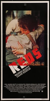 3c473 REDS Aust daybill 1981 Warren Beatty as John Reed & Diane Keaton in Russia!