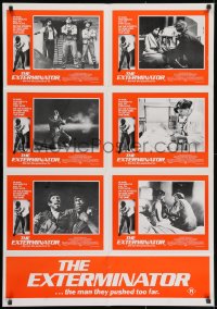 3c179 EXTERMINATOR Aust LC poster 1981 Robert Ginty is the man they pushed too far!