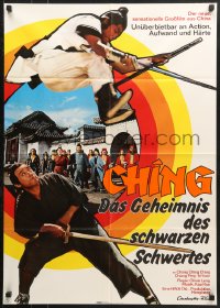 3c735 DARKEST SWORD German 1973 Hei Jjian gui jing tian, different kung fu martial arts images!
