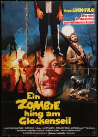 3c784 GATES OF HELL German 1983 Paura Nella Citta dei Morti Viventi, Fulci, zombie horror art!