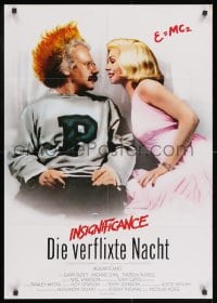 3c825 INSIGNIFICANCE German 1985 Nicolas Roeg, art of Marilyn & Einstein by Hans Peter Sickert!