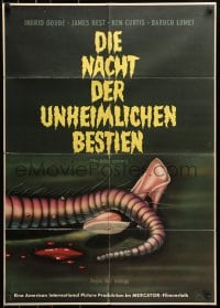 3c834 KILLER SHREWS German 1962 classic horror art of all that was left after the monster attack!