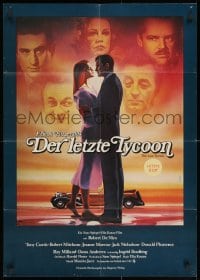 3c839 LAST TYCOON German 1976 Robert De Niro, Jeanne Moreau, Landi artwork!