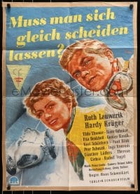 3c871 MUSS MAN SICH GLEICH SCHEIDEN LASSEN German 1953 Leuwirk, Hardy Kruger, Ernst Litter art!