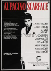 3c909 SCARFACE German 1984 Al Pacino as Tony Montana, Michelle Pfeiffer, De Palma, Stone
