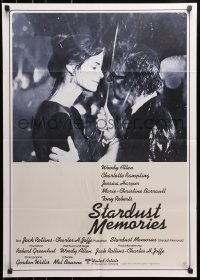 3c934 STARDUST MEMORIES German 1980 directed by Woody Allen, romantic close-up with Rampling!