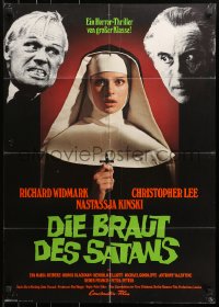 3c961 TO THE DEVIL A DAUGHTER German 1976 Widmark, Lee, Nastassja Kinski, green title design!