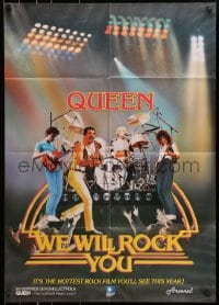 3c983 WE WILL ROCK YOU video German 1982 Queen, Freddie Mercury, Brian May, Roger Taylor, Deacon!