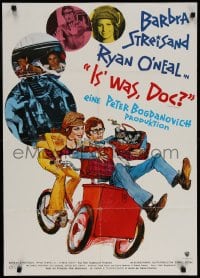 3c987 WHAT'S UP DOC German 1972 Barbra Streisand, Ryan O'Neal, directed by Peter Bogdanovich!