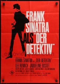 3c627 DETECTIVE German 16x23 1968 Frank Sinatra as gritty New York City cop!